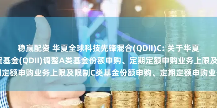 稳赢配资 华夏全球科技先锋混合(QDII)C: 关于华夏全球科技先锋混合型证券投资基金(QDII)调整A类基金份额申购、定期定额申购业务上限及限制C类基金份额申购、定期定额申购业务上限的公告
